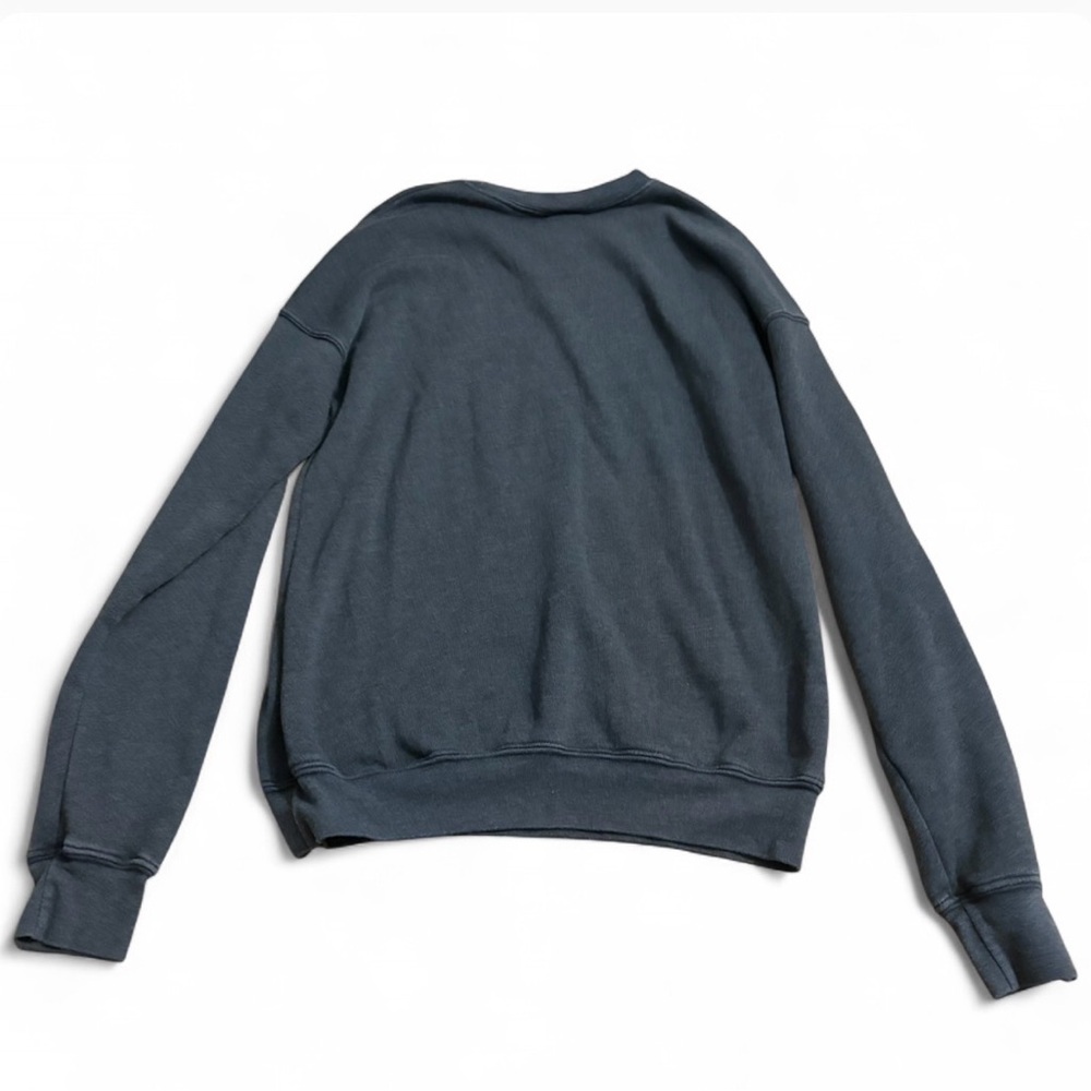 NWT Blue Sweatshirt with Gold 'Champagne Diet' Print S - Picture 3 of 5